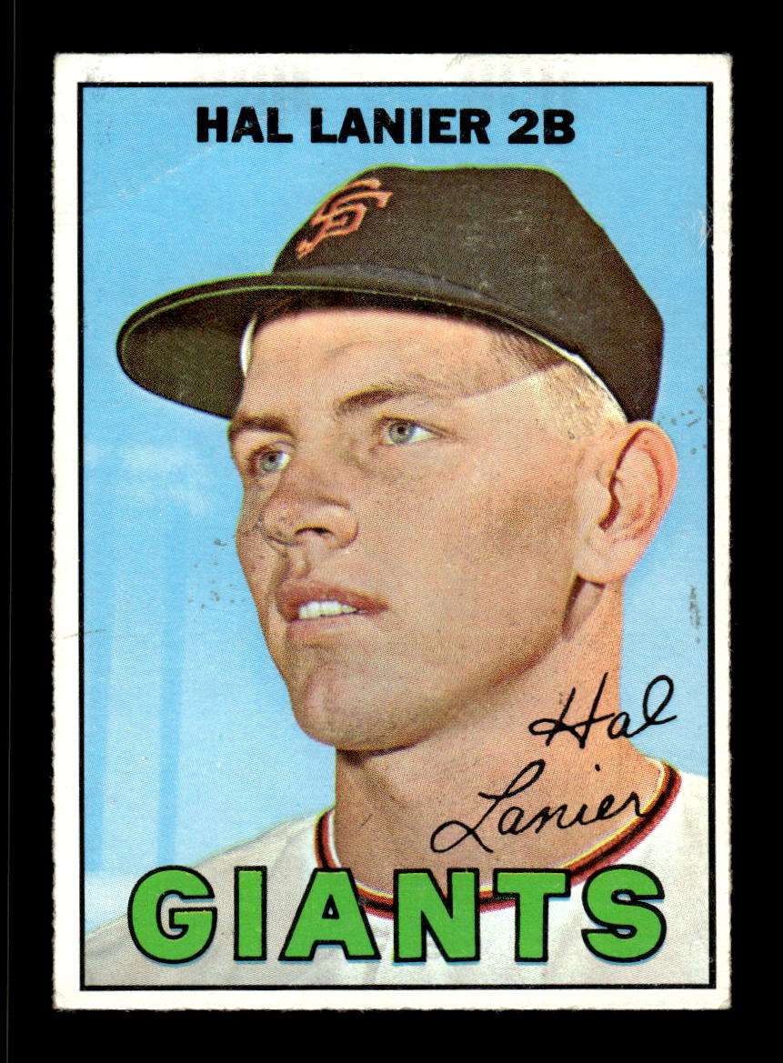 1967 Topps #4 Hal Lanier San Francisco Giants VGEX HOF10010097