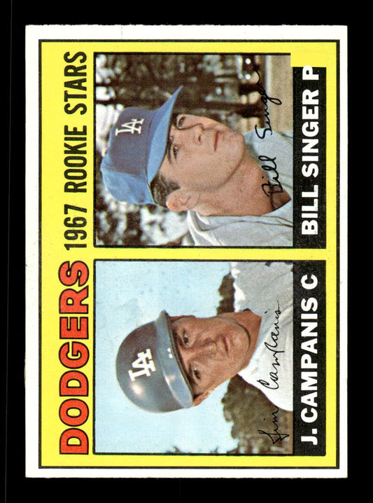 1967 Topps #12 Dodgers 1967 Rookie Stars Campanis Singer PACK FRESH HOF10010105