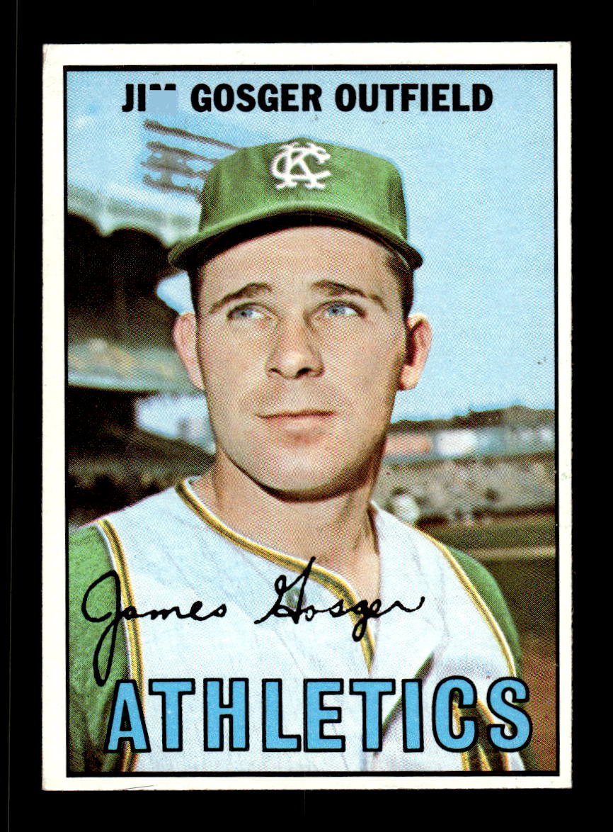 1967 Topps #17 Jim Gosger PACK FRESH HOF10010110