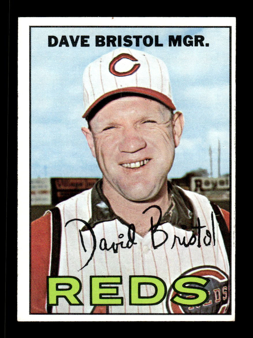 1967 Topps #21 Dave Bristol PACK FRESH HOF10010114
