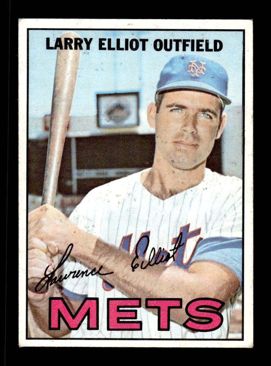 1967 Topps #23 Larry Elliot PACK FRESH HOF10010116
