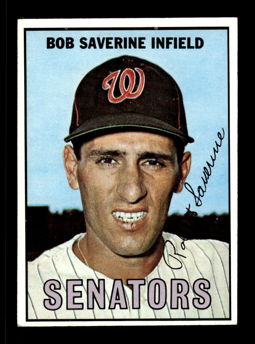 1967 Topps #27 Bob Saverine PACK FRESH HOF10010120