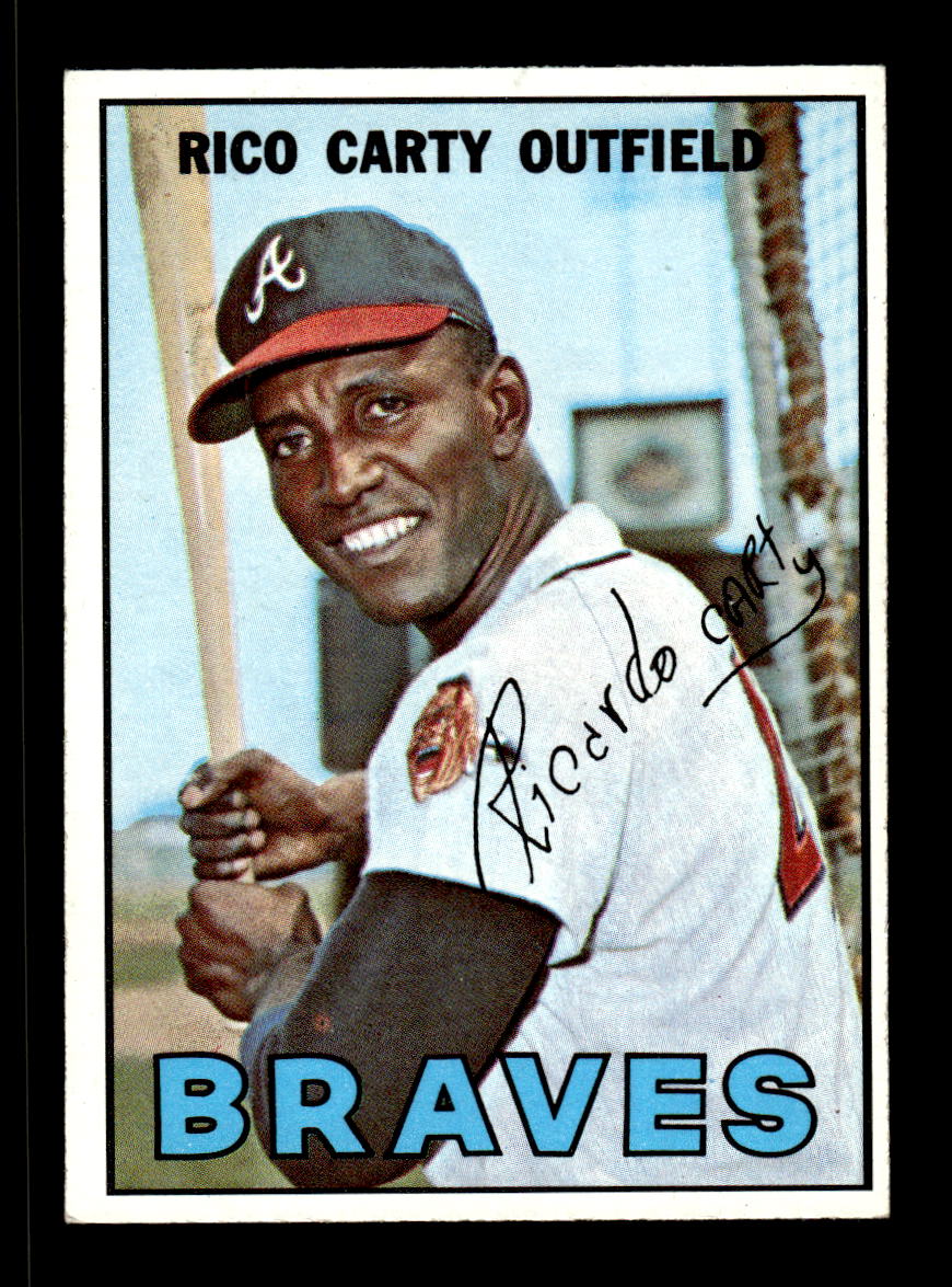 1967 Topps #35 Rico Carty PACK FRESH HOF10010128