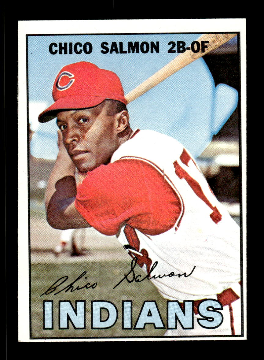 1967 Topps #43 Chico Salmon PACK FRESH HOF10010135