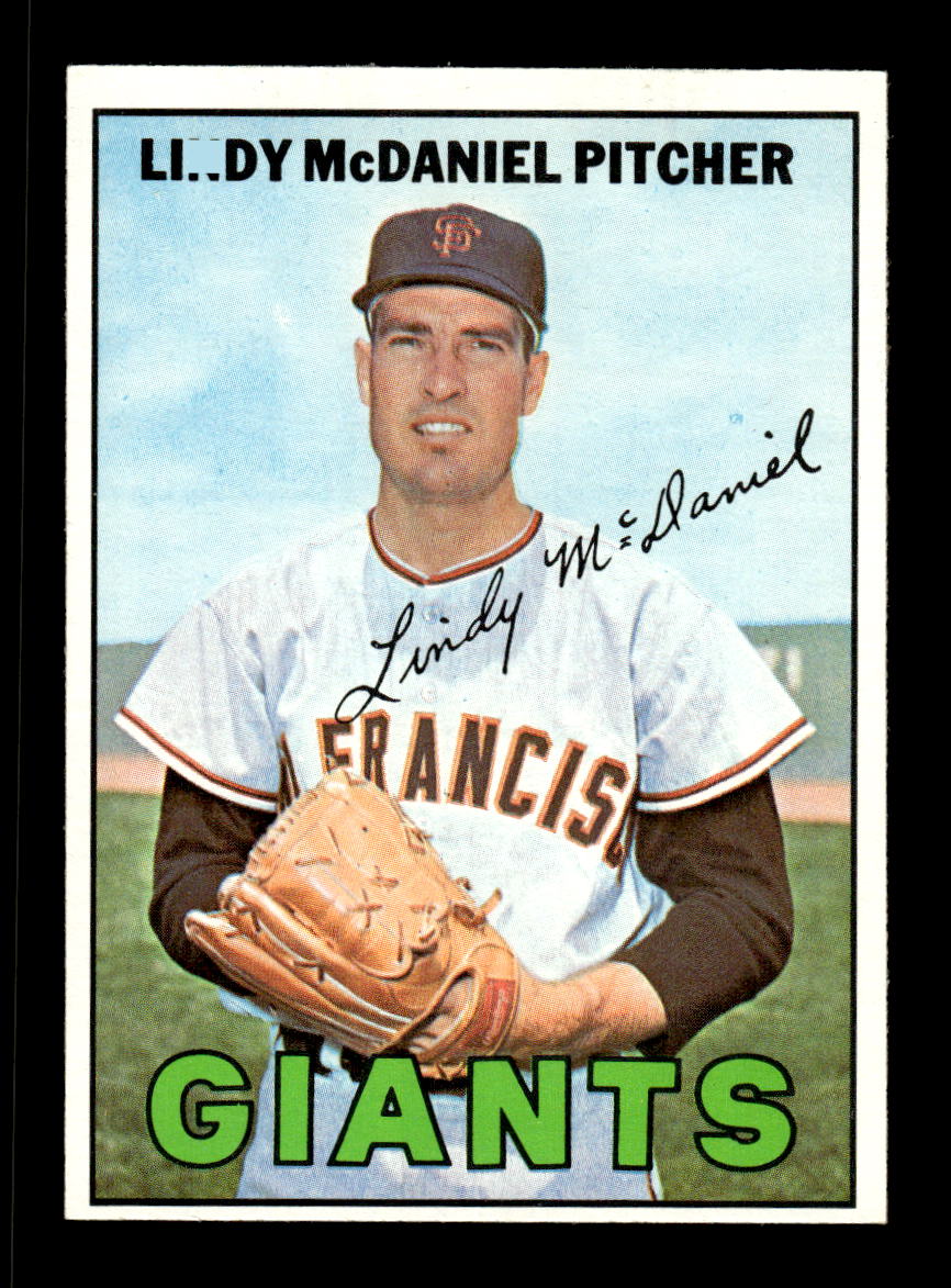 1967 Topps #46 Lindy McDaniel PACK FRESH HOF10010137