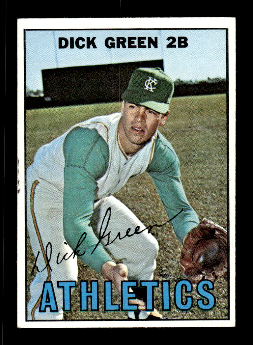 1967 Topps #54 Dick Green PACK FRESH HOF10010144