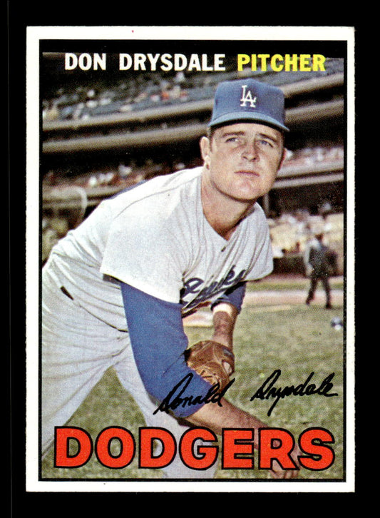 1967 Topps #55 Don Drysdale PACK FRESH HOF10010145