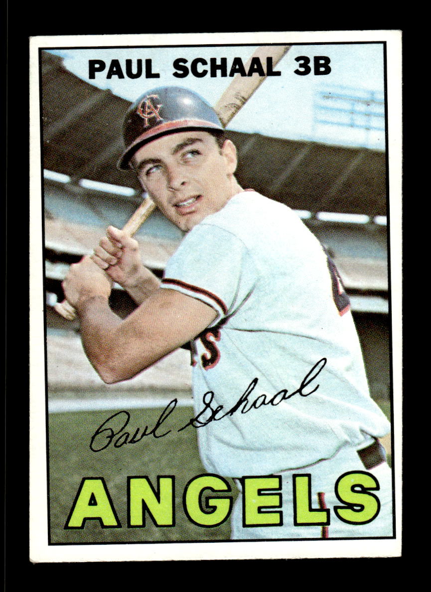 1967 Topps #58b Paul Schaal PACK FRESH HOF10010148