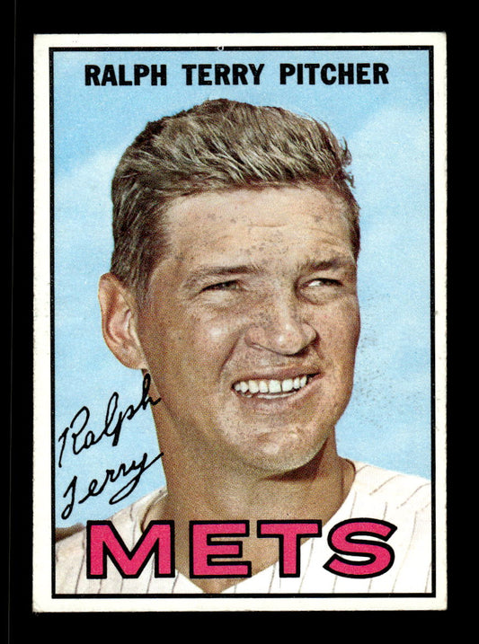 1967 Topps #59 Ralph Terry PACK FRESH HOF10010149