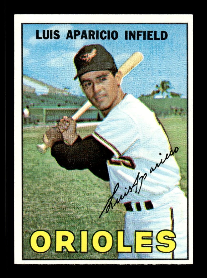 1967 Topps #60 Luis Aparicio PACK FRESH HOF10010150