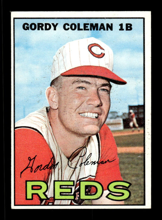 1967 Topps #61 Gordy Coleman PACK FRESH HOF10010151