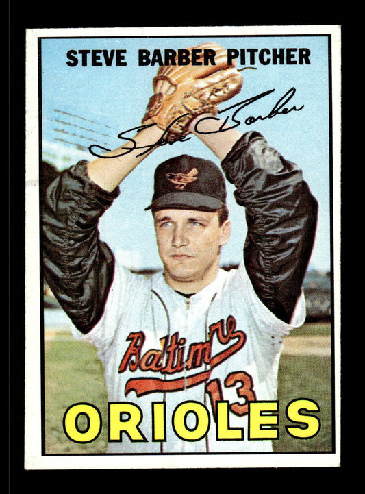 1967 Topps #82 Steve Barber Baltimore Orioles G/VG HOF10010171
