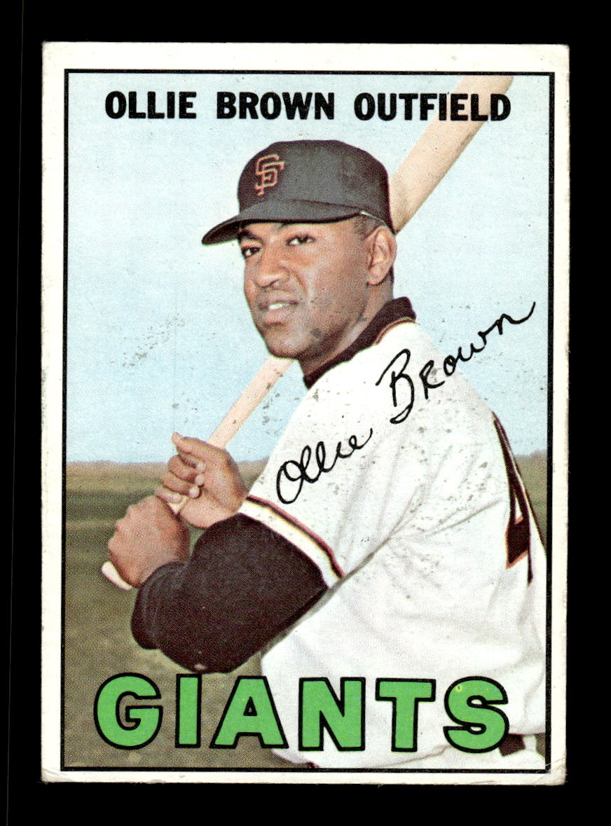 1967 Topps #83 Ollie Brown San Francisco Giants VG HOF10010172