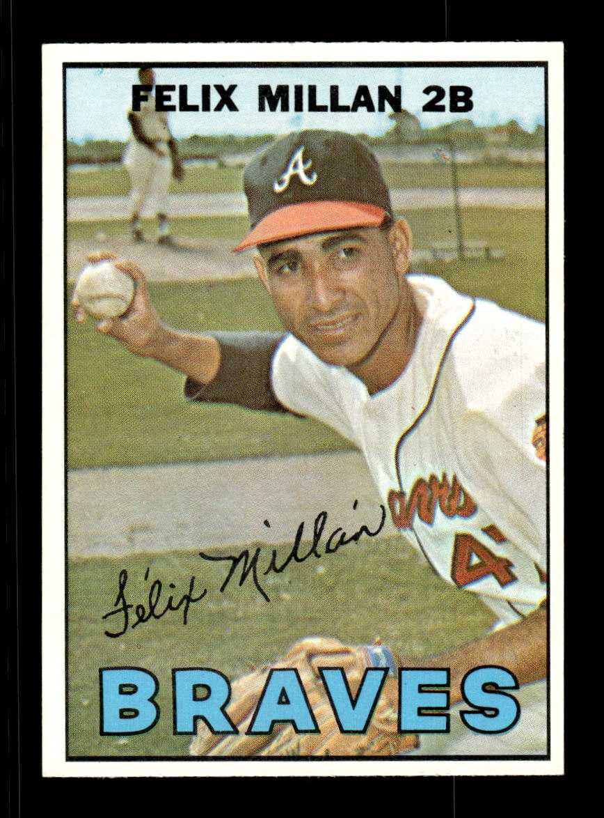 1967 Topps #89 Felix Millan PACK FRESH HOF10010178