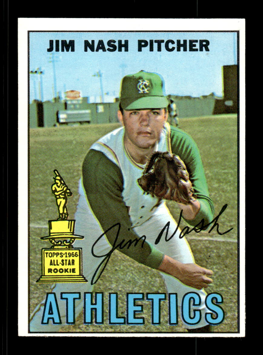 1967 Topps #90 Jim Nash PACK FRESH HOF10010179