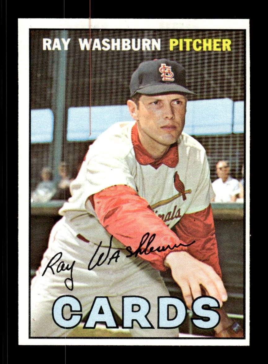 1967 Topps #92 Ray Washburn PACK FRESH HOF10010181