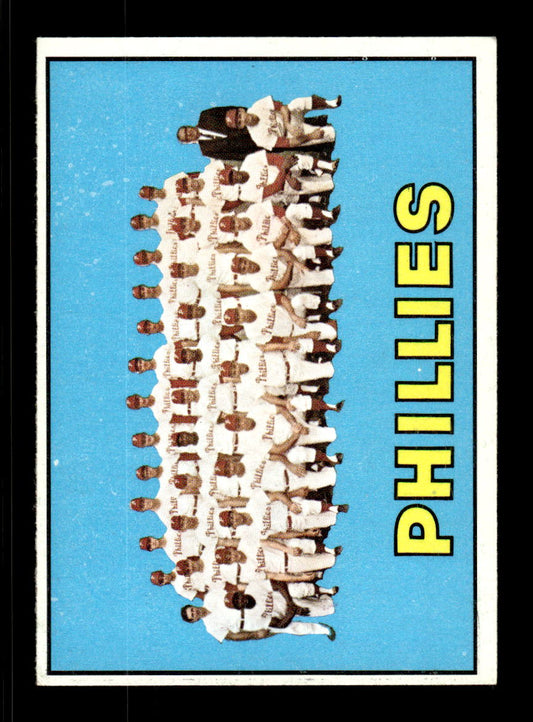 1967 Topps #102 Philadelphia Phillies PACK FRESH HOF10010190