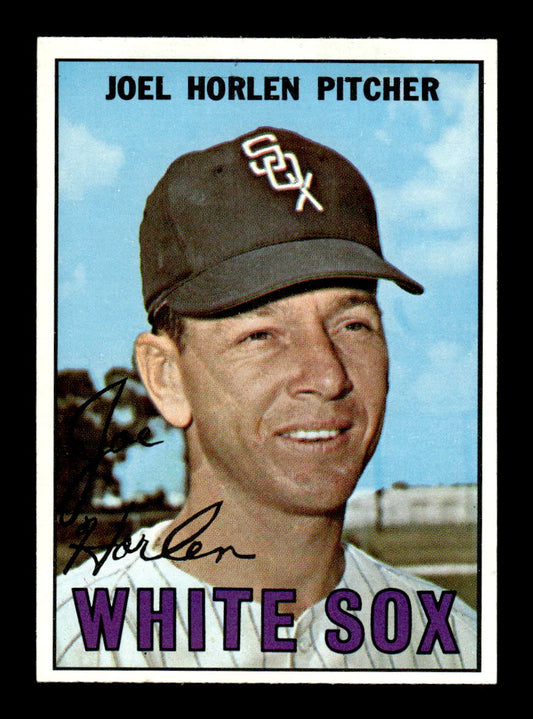 1967 Topps #107 Joel Horlen PACK FRESH HOF10010194