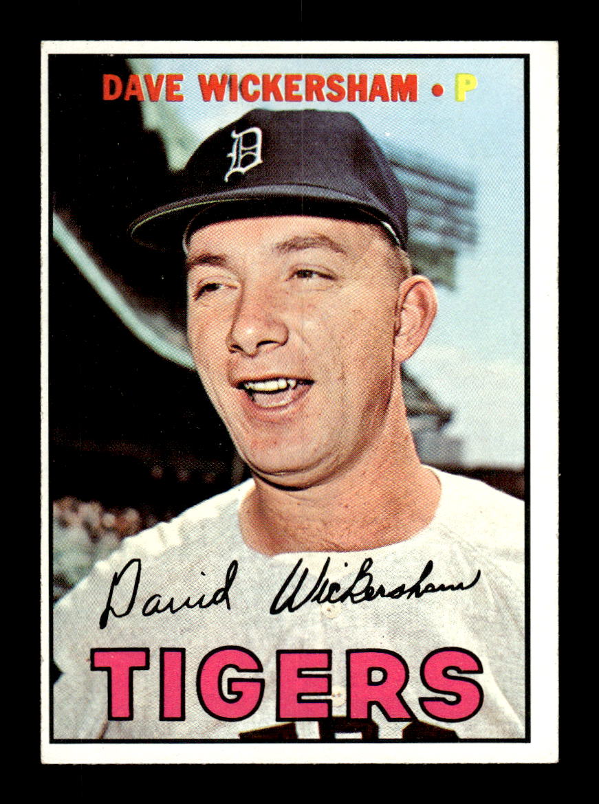 1967 Topps #112 Dave Wickersham PACK FRESH HOF10010199
