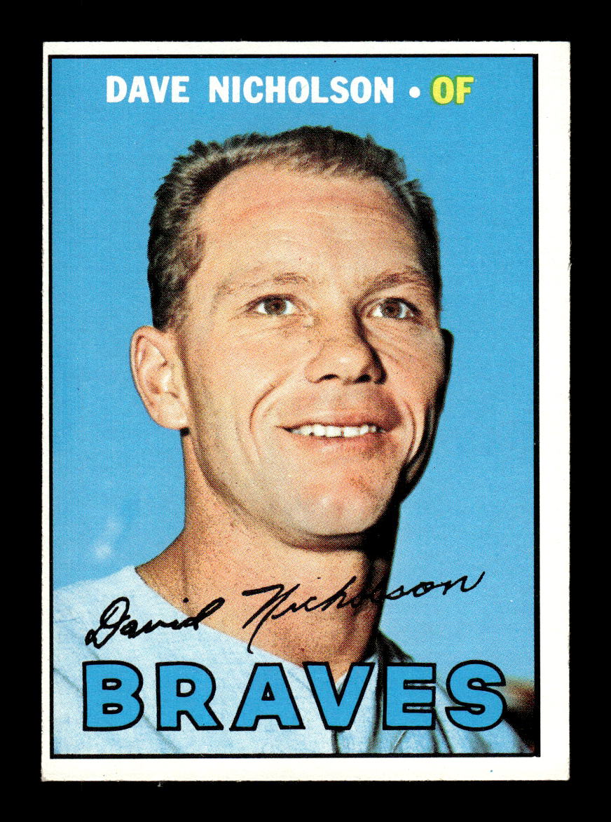 1967 Topps #113 Dave Nicholson PACK FRESH HOF10010200