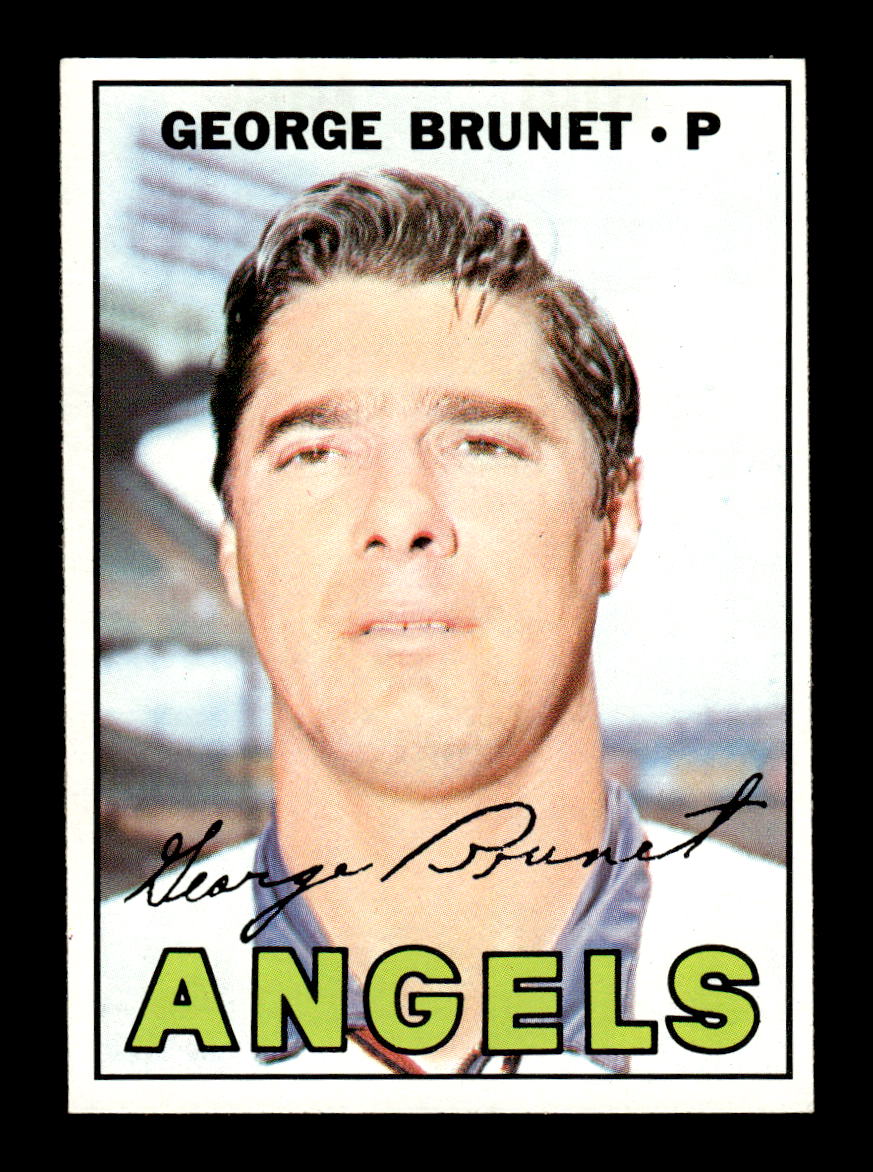 1967 Topps #122 George Brunet PACK FRESH HOF10010209