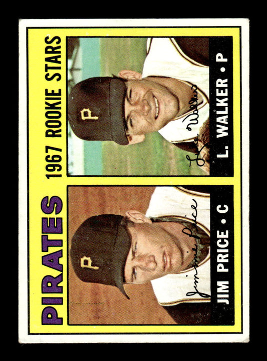 1967 Topps #123 Pirates 1967 Rookie Stars Jim Price Luke Walker EX HOF10010210