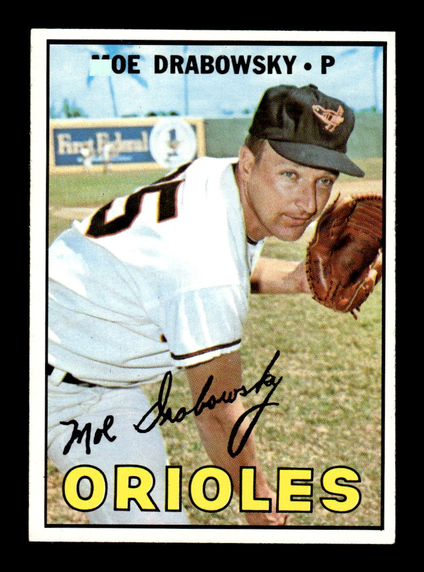 1967 Topps #125 Moe Drabowsky PACK FRESH HOF10010212
