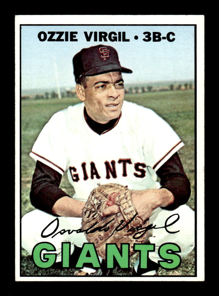 1967 Topps #132 Ozzie Virgil PACK FRESH HOF10010219