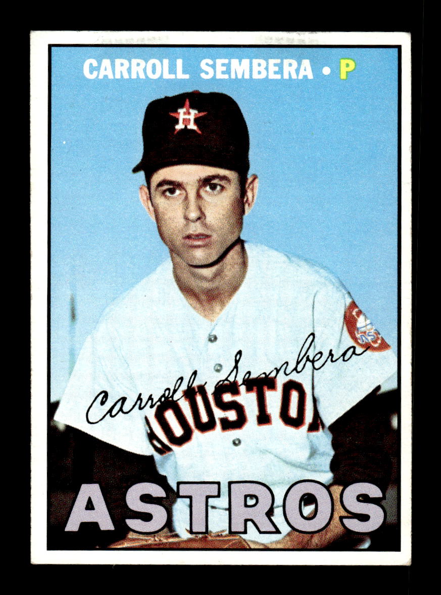 1967 Topps #136 Carroll Sembera PACK FRESH HOF10010223