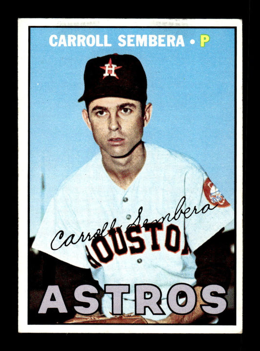 1967 Topps #136 Carroll Sembera PACK FRESH HOF10010223