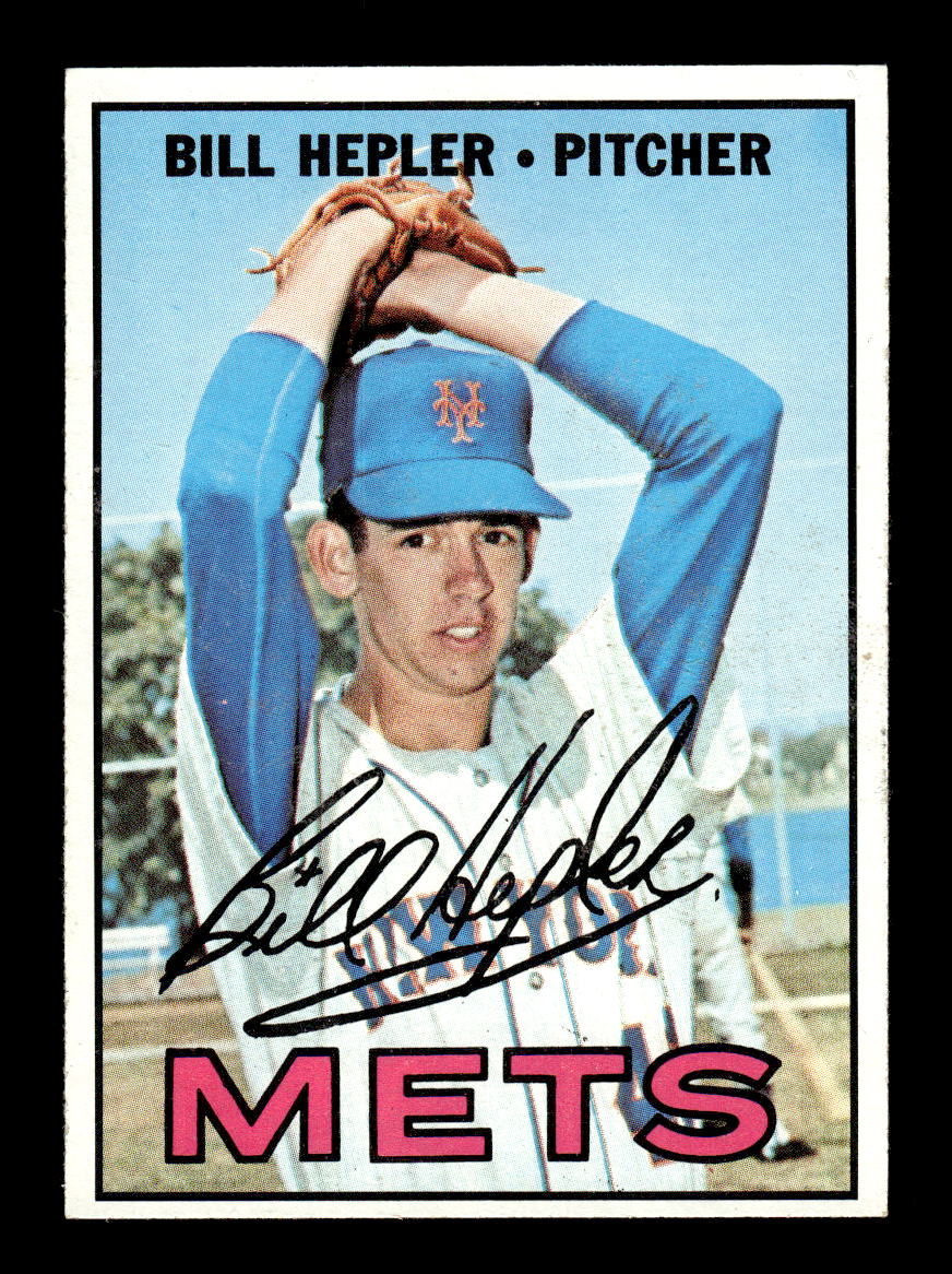 1967 Topps #144 Bill Hepler PACK FRESH HOF10010231