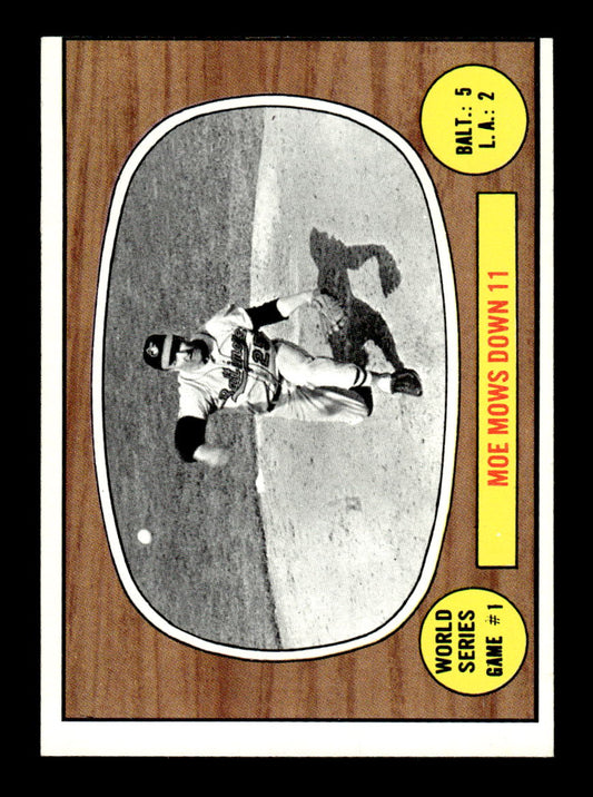 1967 Topps #151 World Series Game #1 - Moe Mows Down 11 PACK FRESH HOF10010236