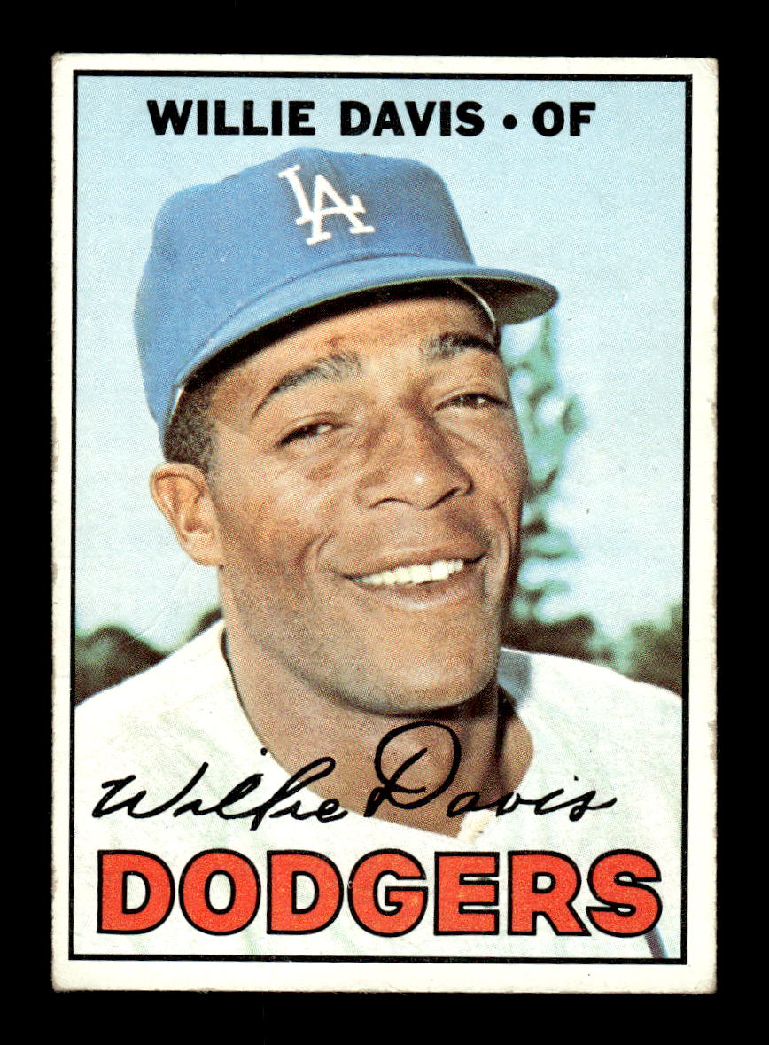 1967 Topps #160 Willie Davis Los Angeles Dodgers G/VG HOF10010244