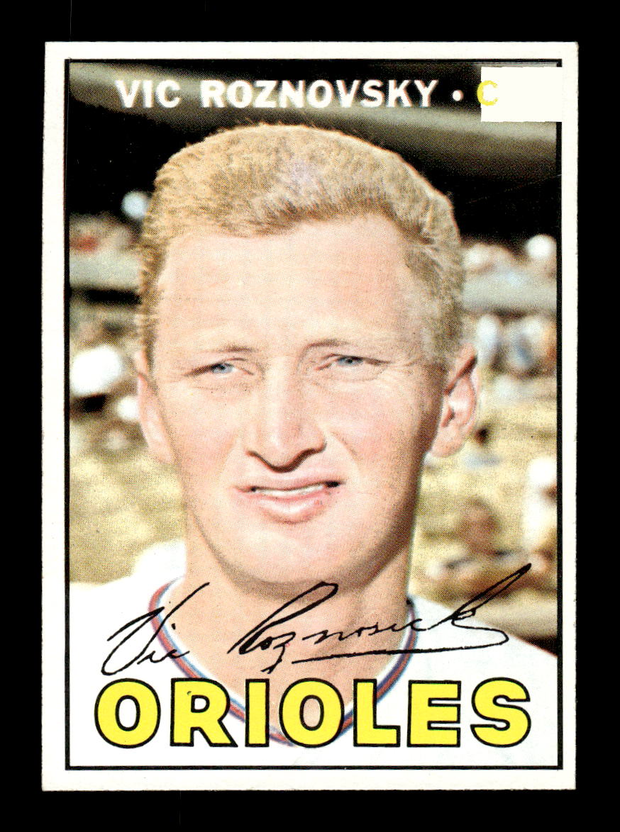 1967 Topps #163 Vic Roznovsky PACK FRESH HOF10010247