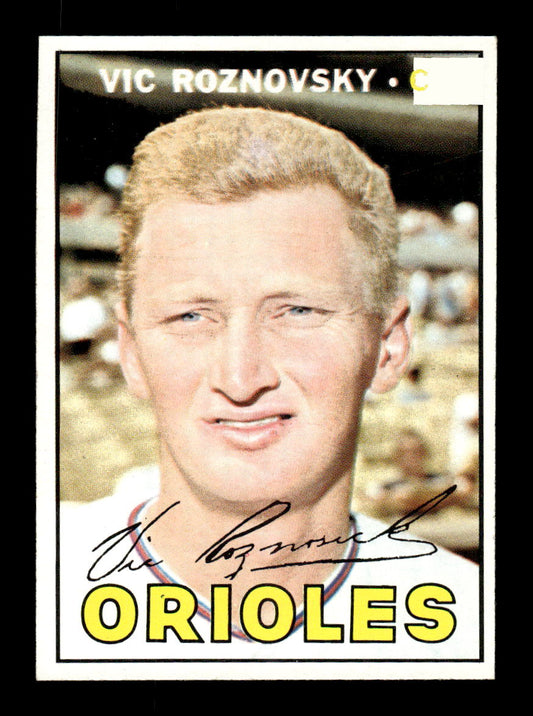 1967 Topps #163 Vic Roznovsky PACK FRESH HOF10010247