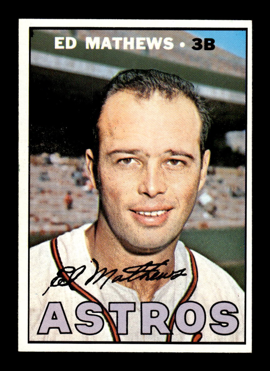 1967 Topps #166 Ed Mathews PACK FRESH HOF10010250