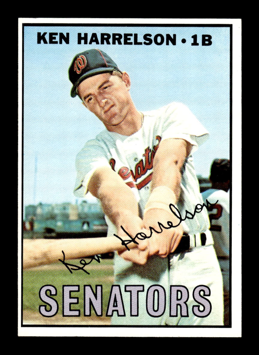 1967 Topps #188 Ken Harrelson PACK FRESH HOF10010270