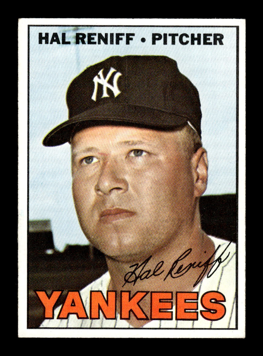 1967 Topps #201 Hal Reniff PACK FRESH HOF10010280