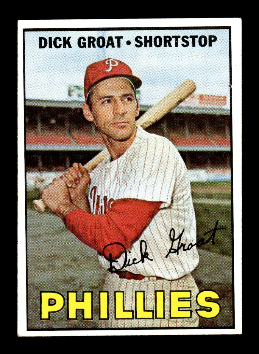 1967 Topps #205 Dick Groat PACK FRESH HOF10010283