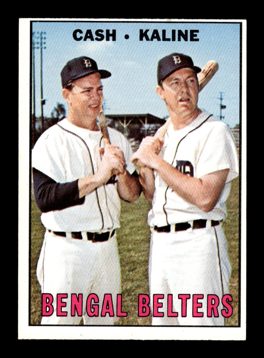 1967 Topps #216 Bengal Belters (Norm Cash / Al Kaline) PACK FRESH HOF10010292