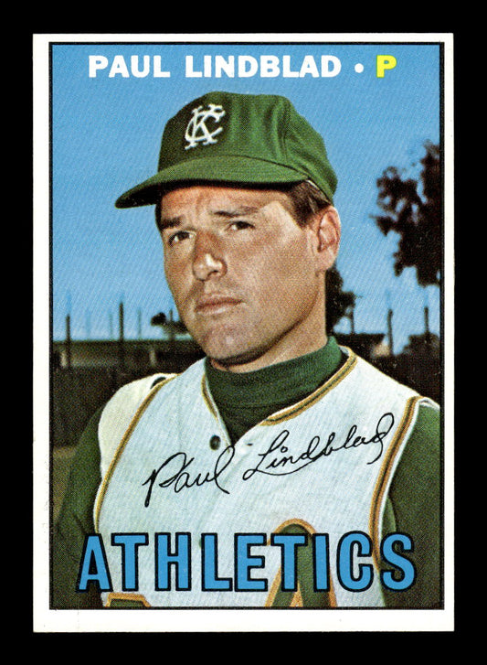 1967 Topps #227 Paul Lindblad PACK FRESH HOF10010301