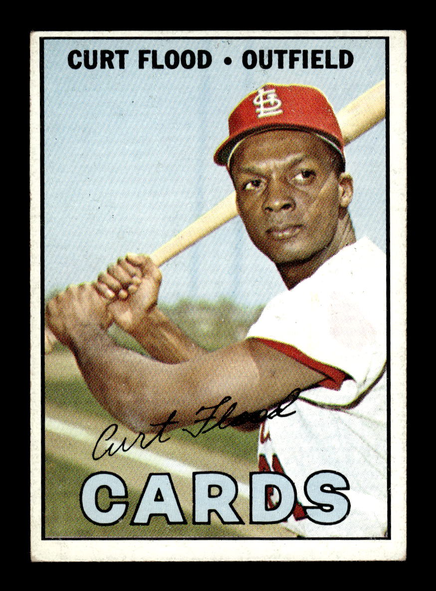 1967 Topps #245 Curt Flood St. Louis Cardinals EX HOF10010317