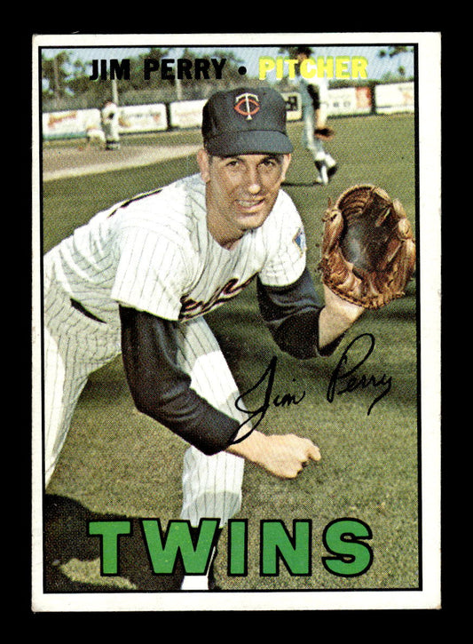 1967 Topps #246 Jim Perry Minnesota Twins EX HOF10010318