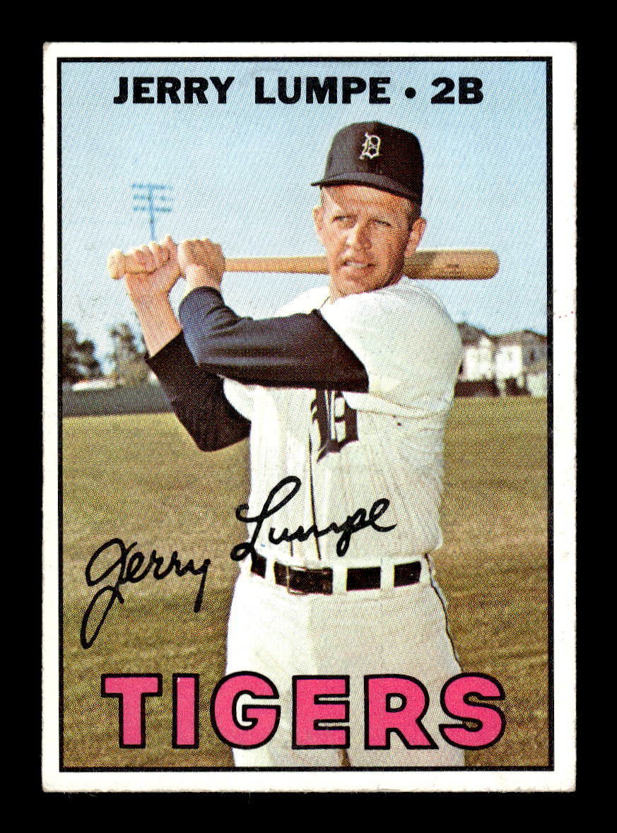 1967 Topps #247 Jerry Lumpe Detroit Tigers EX HOF10010319