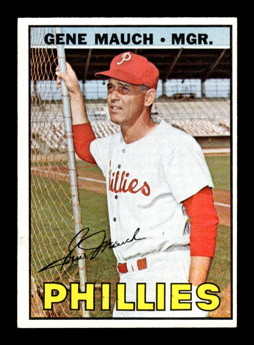 1967 Topps #248 Gene Mauch PACK FRESH HOF10010320