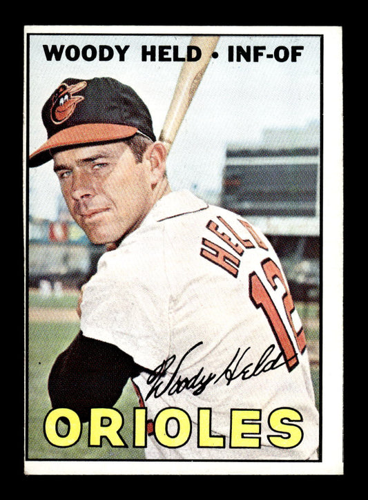 1967 Topps #251 Woodie Held PACK FRESH HOF10010322