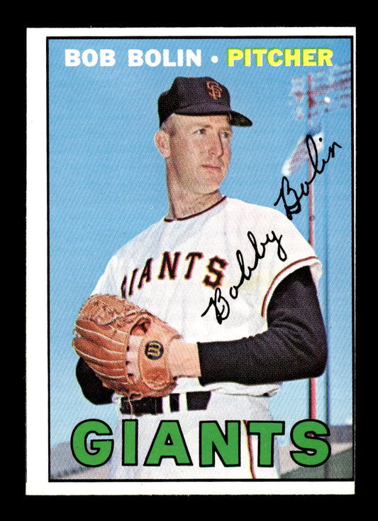 1967 Topps #252 Bob Bolin PACK FRESH HOF10010323
