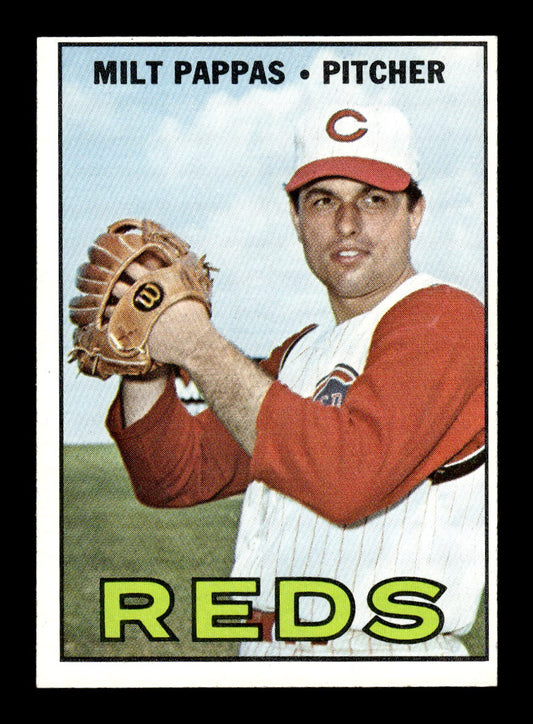 1967 Topps #254 Milt Pappas PACK FRESH HOF10010325