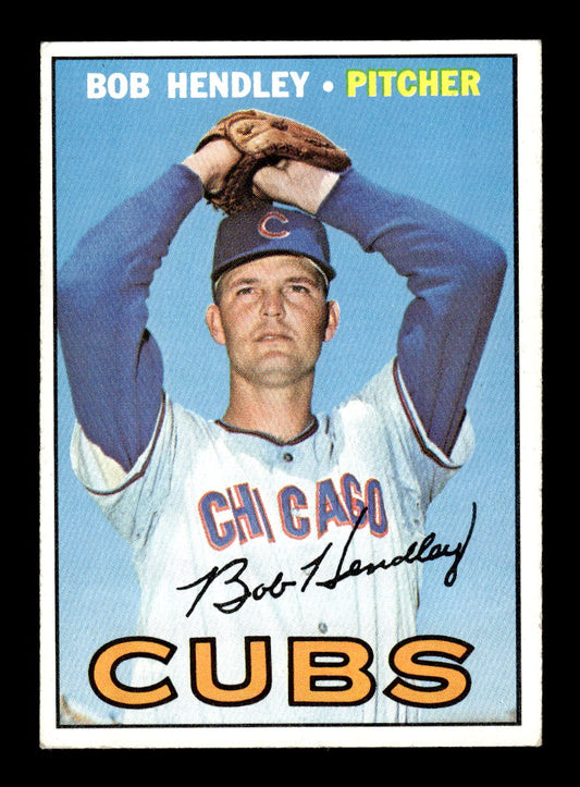 1967 Topps #256 Bob Hendley PACK FRESH HOF10010327