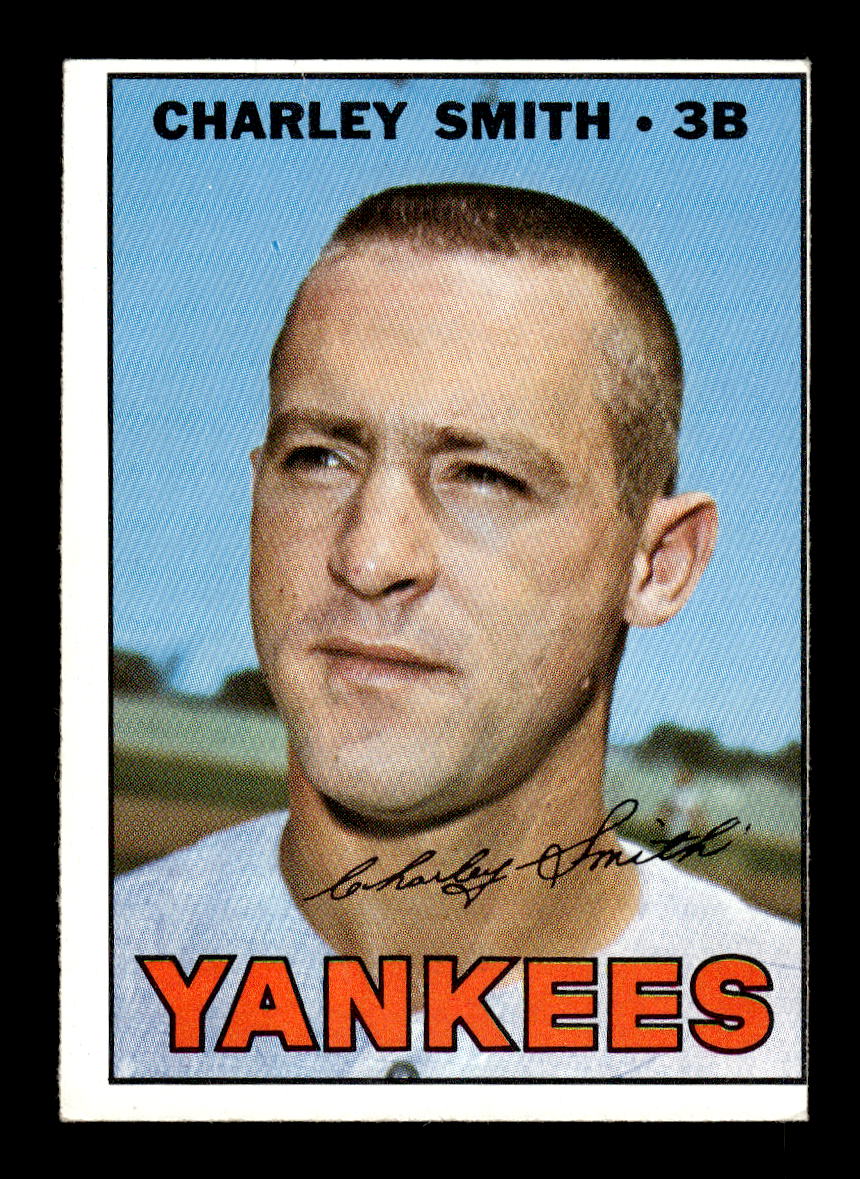 1967 Topps #257 Charley Smith New York Yankees VG HOF10010328